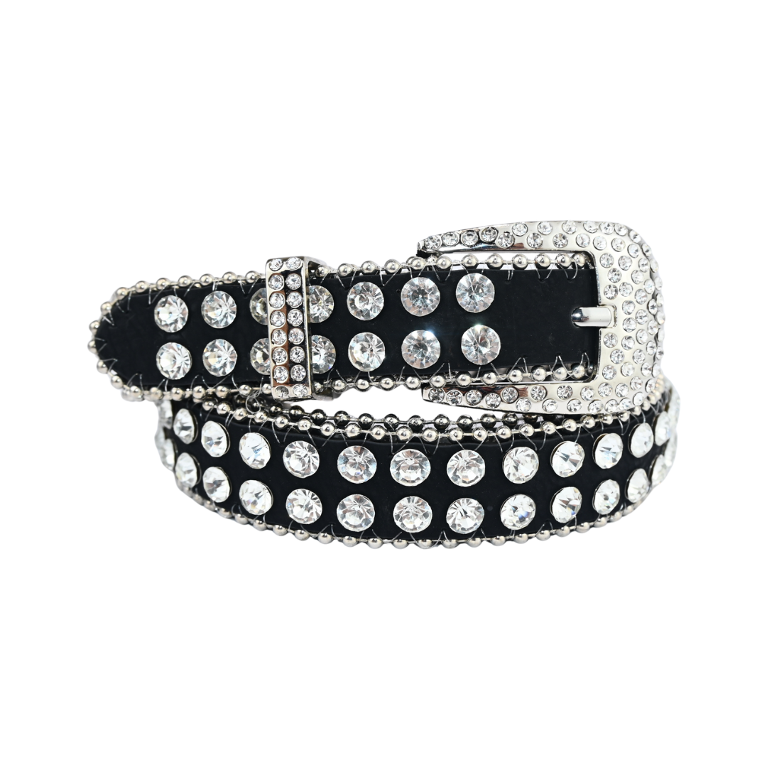 Cinto Feminino com Strass Brilho