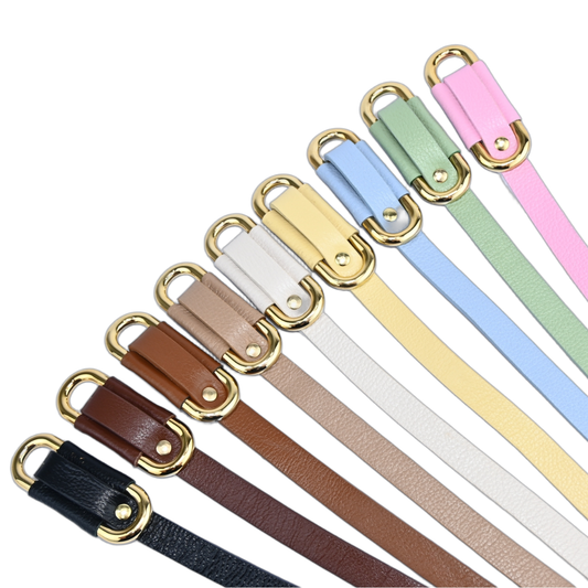 Cinto De Couro Fino Sem Fivela Adicionar aos favoritos