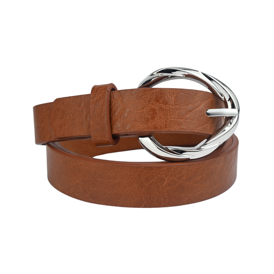 Cinto Feminino com Fivela Redonda