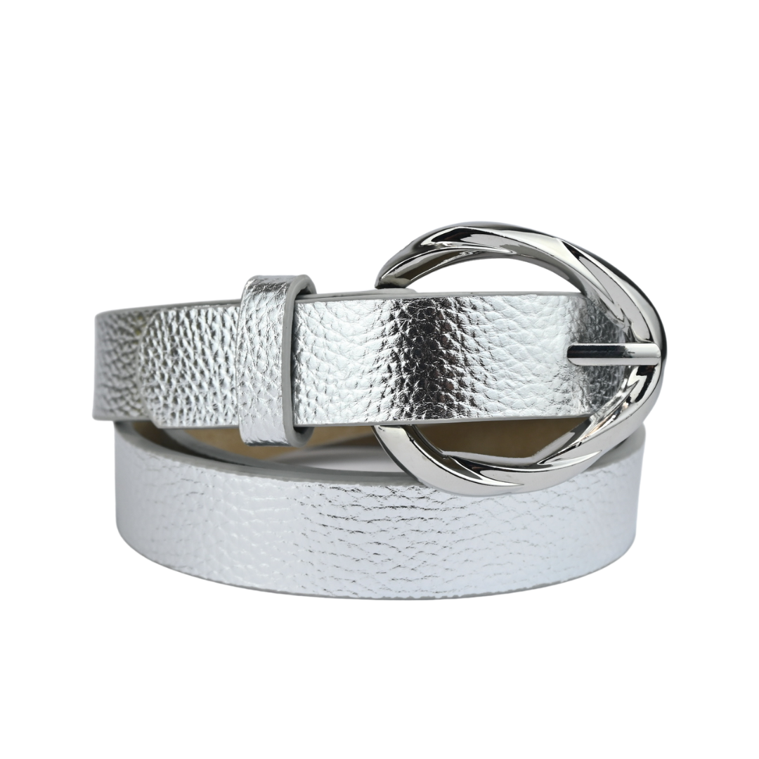 Cinto Feminino com Fivela Redonda