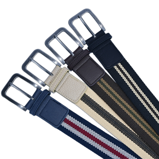 Cinto Masculino de Lona Listrado