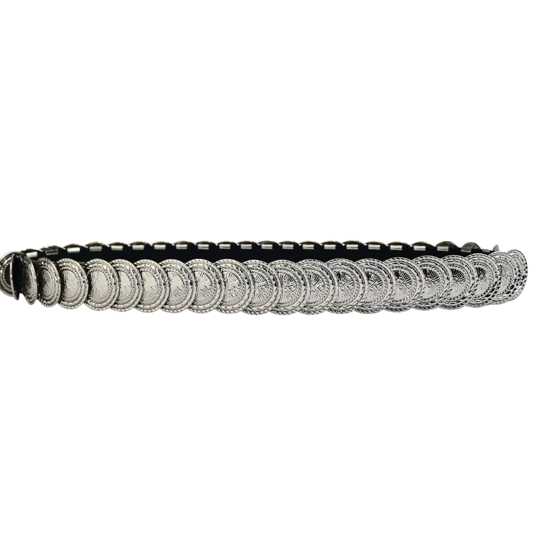 Cinto Feminino Moedas Trabalhadas