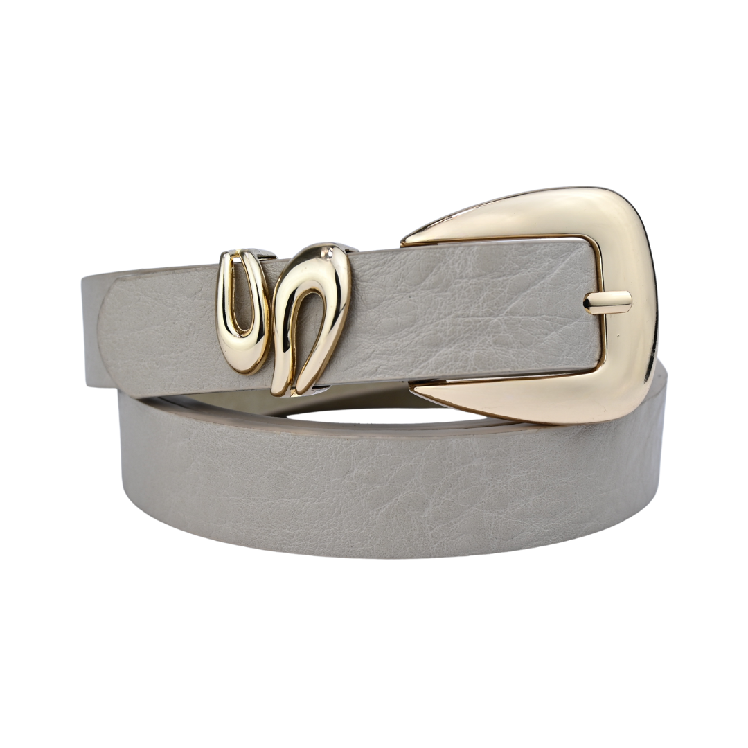 Cinto Feminino com Fivela Dourada