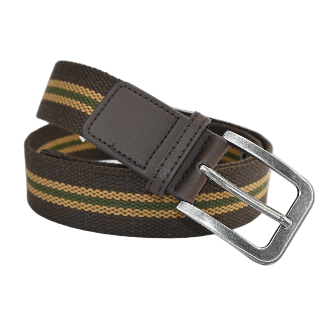 Cinto Masculino de Lona Listrado