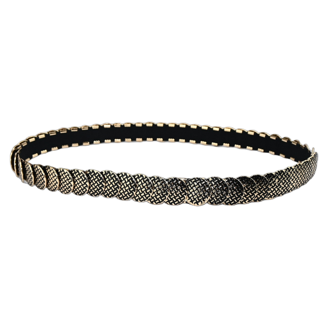 Cinto Feminino Moedas Trabalhadas