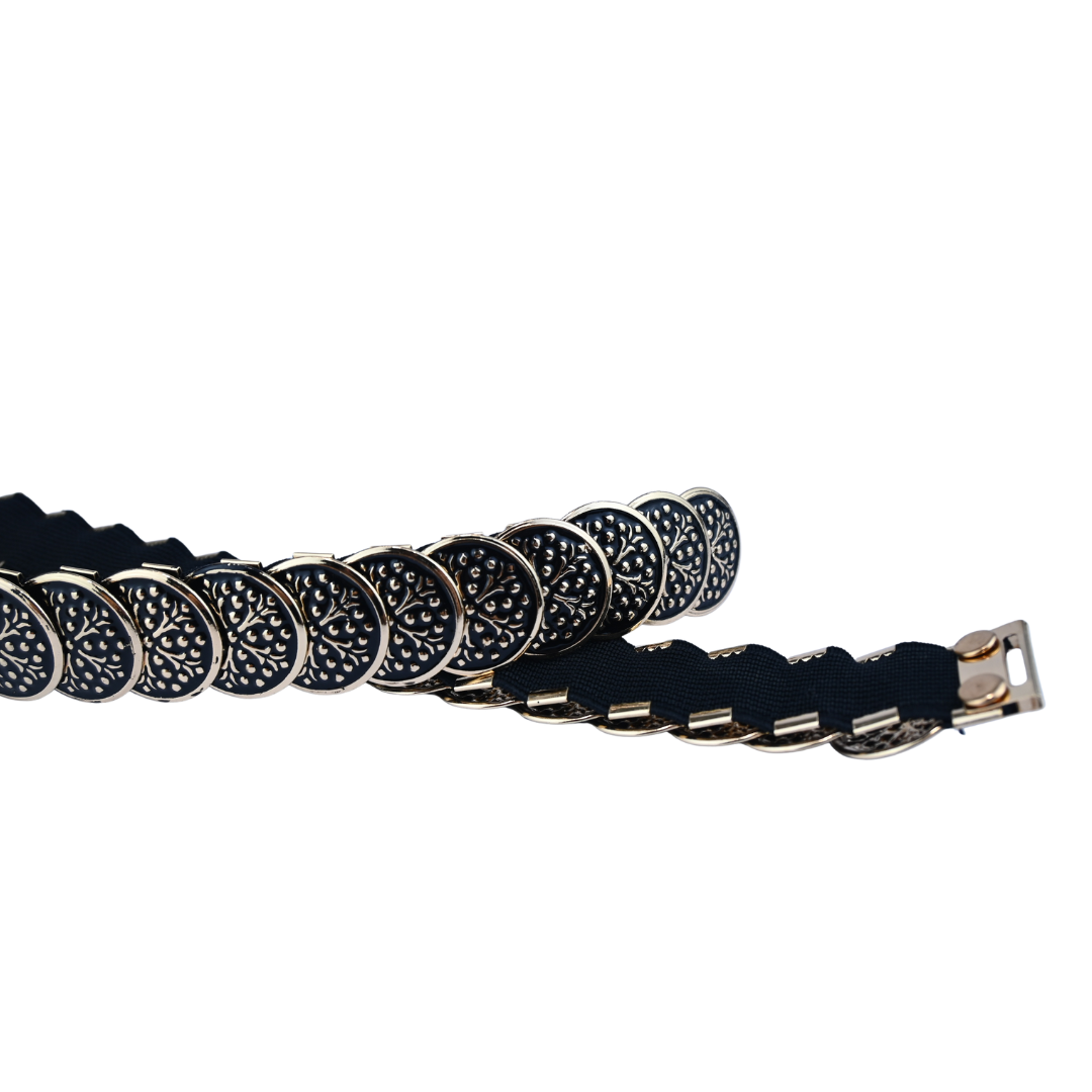 Cinto Feminino Moedas Trabalhadas