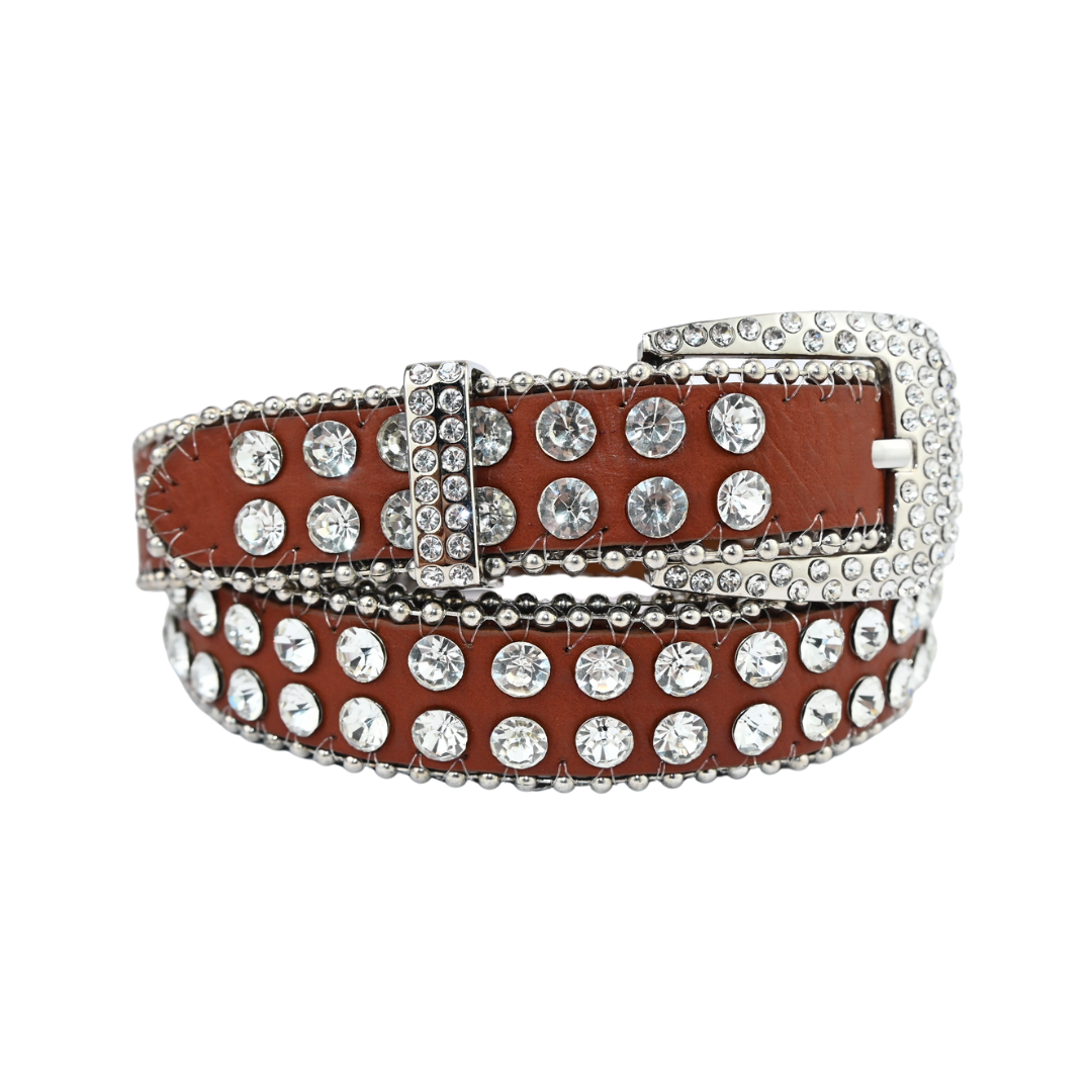 Cinto Feminino com Strass Brilho