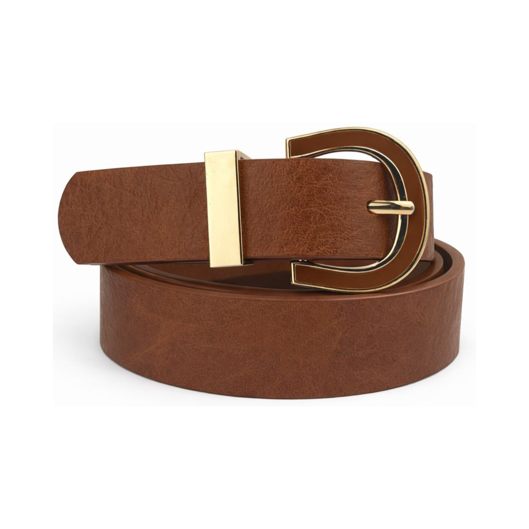 Cinto Feminino Colorido Fivela Metal Encapado