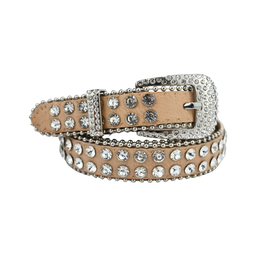 Cinto Feminino com Strass Brilho