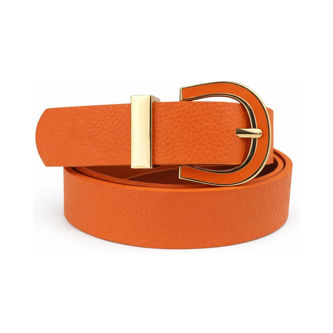 Cinto Feminino Colorido Fivela Metal Encapado