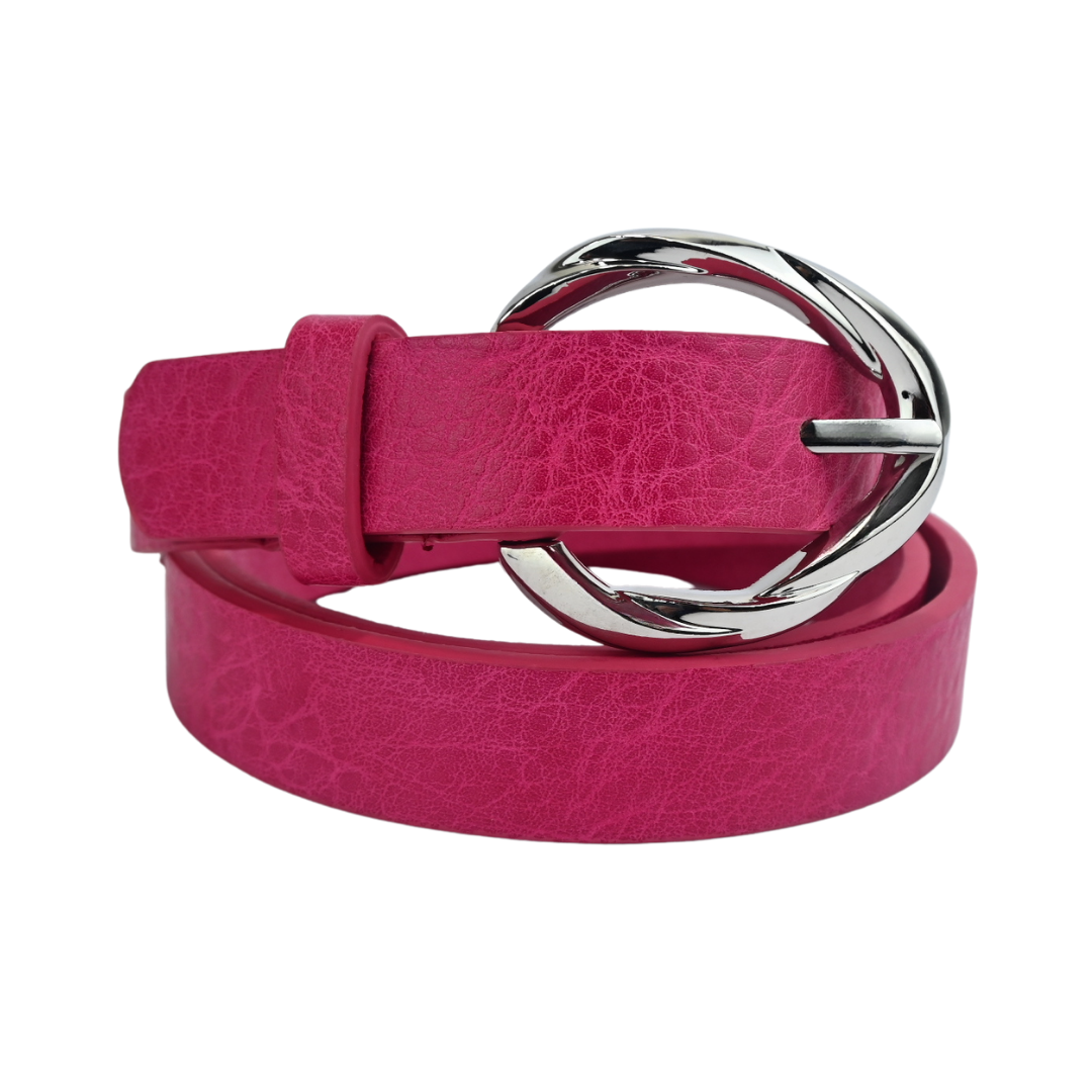 Cinto Feminino com Fivela Redonda
