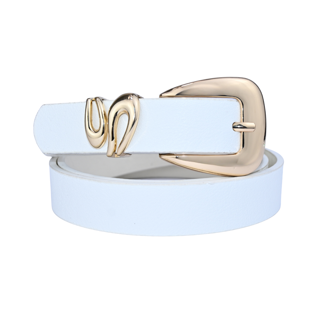 Cinto Feminino com Fivela Dourada