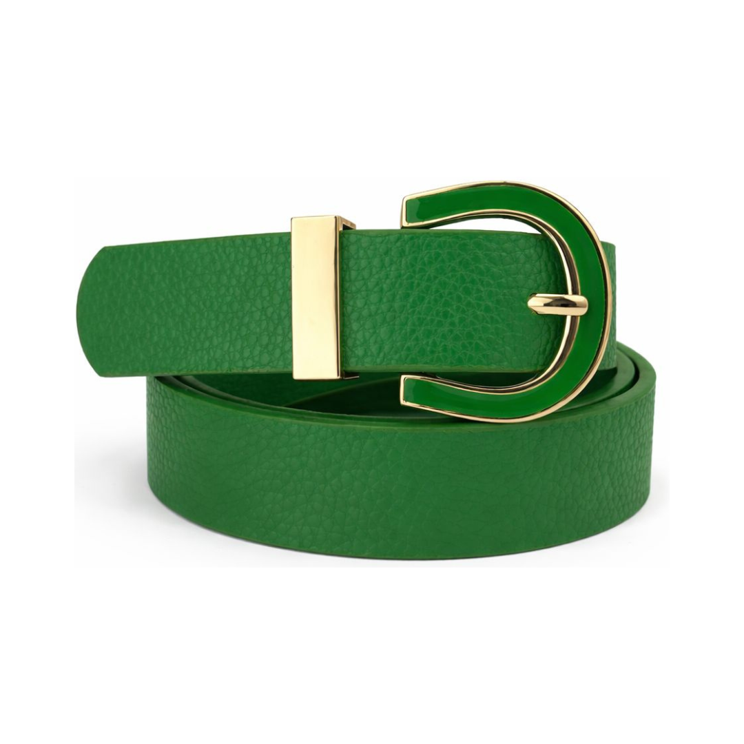 Cinto Feminino Colorido Fivela Metal Encapado