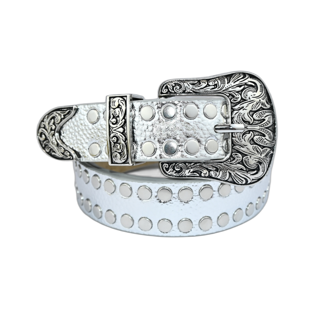 Cinto Feminino Estilo Country com Tachas