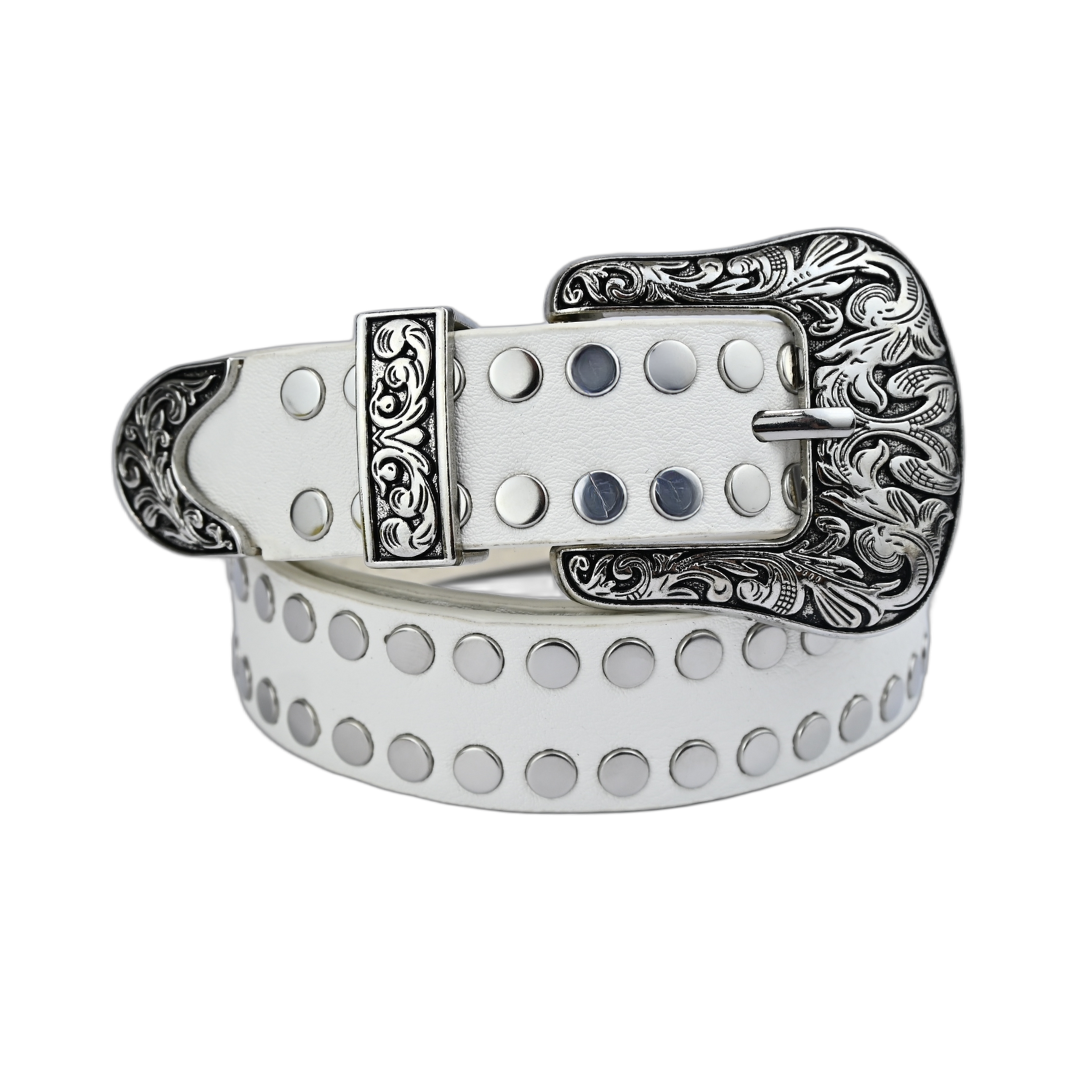 Cinto Feminino Estilo Country com Tachas