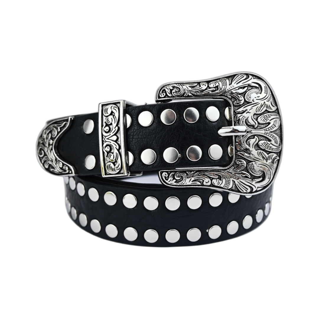 Cinto Feminino Estilo Country com Tachas