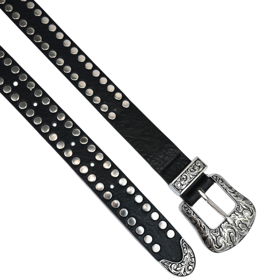 Cinto Feminino Estilo Country com Tachas