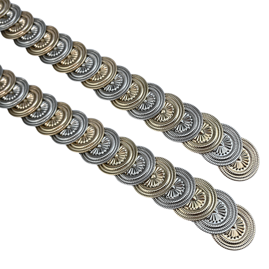 Cinto Decorativo Moedas em Metal