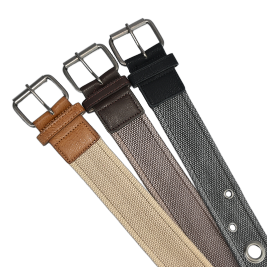 Cinto Masculino Lona Com Argolas