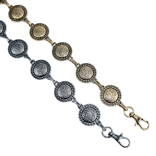 Cinto Corrente Medalha Redonda Plus-zise